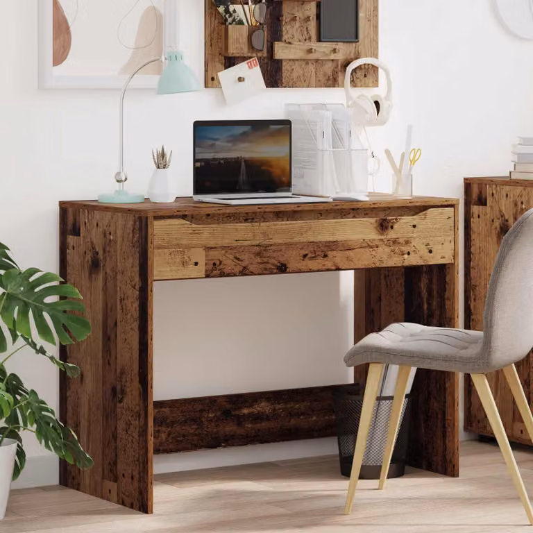 Maison Exclusive - Scrivania in legno antico 100 x 50 x 78 cm Materiale ligneo