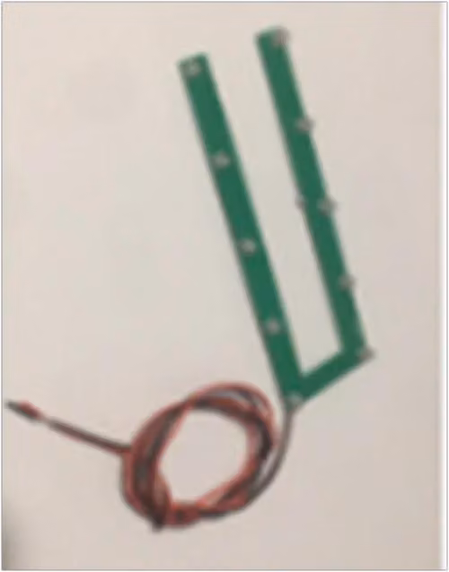 Accessori per pannelli doccia - Catena luminosa a LED - Illuminazione a LED per doccia - Corpo in lega di zinco - Finitura in ottone - Catena luminosa a LED