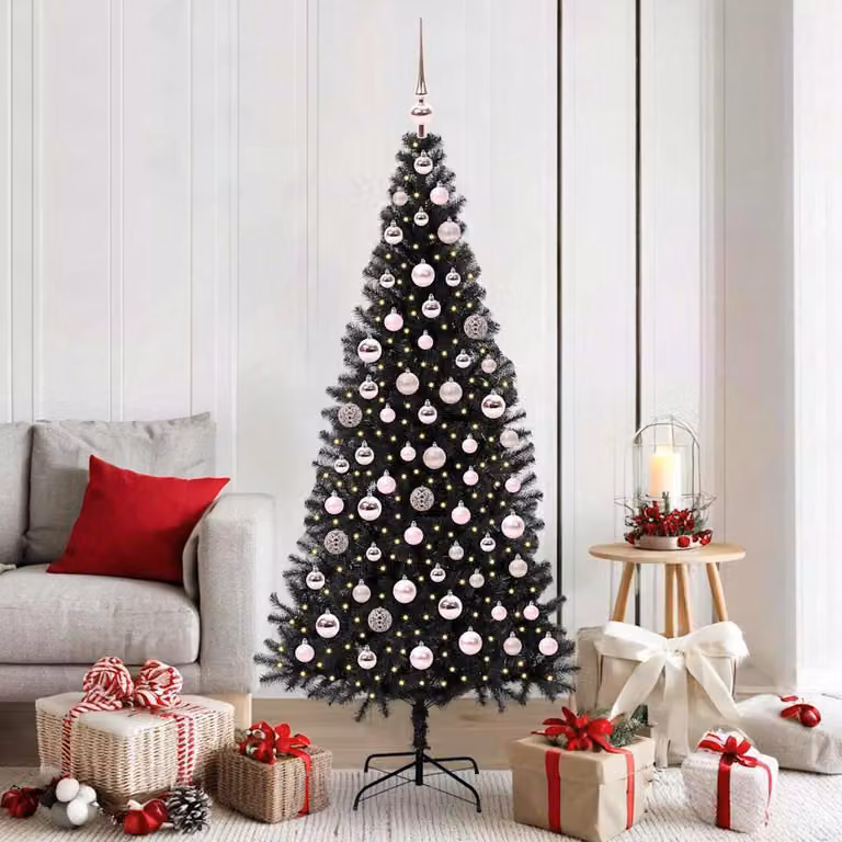 Maison Exclusive - Albero di Natale nero, 180 cm, in PVC