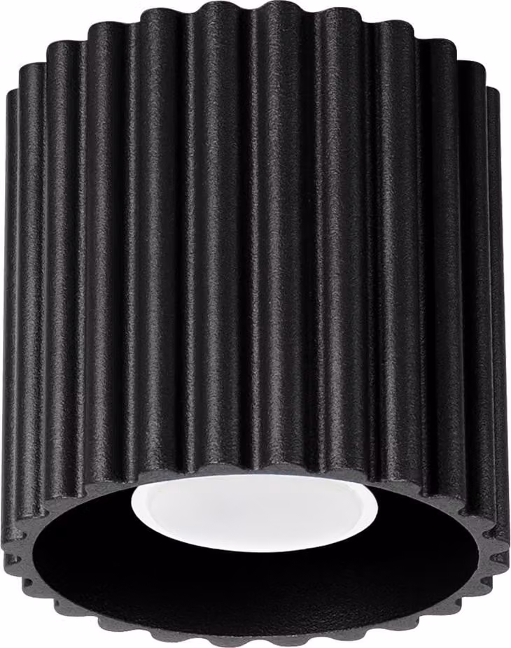 Faretto spot VISTAO nero 1xGU10x10W in alluminio, dimensioni: 10x10x10 cm, IP20, Pure Lume