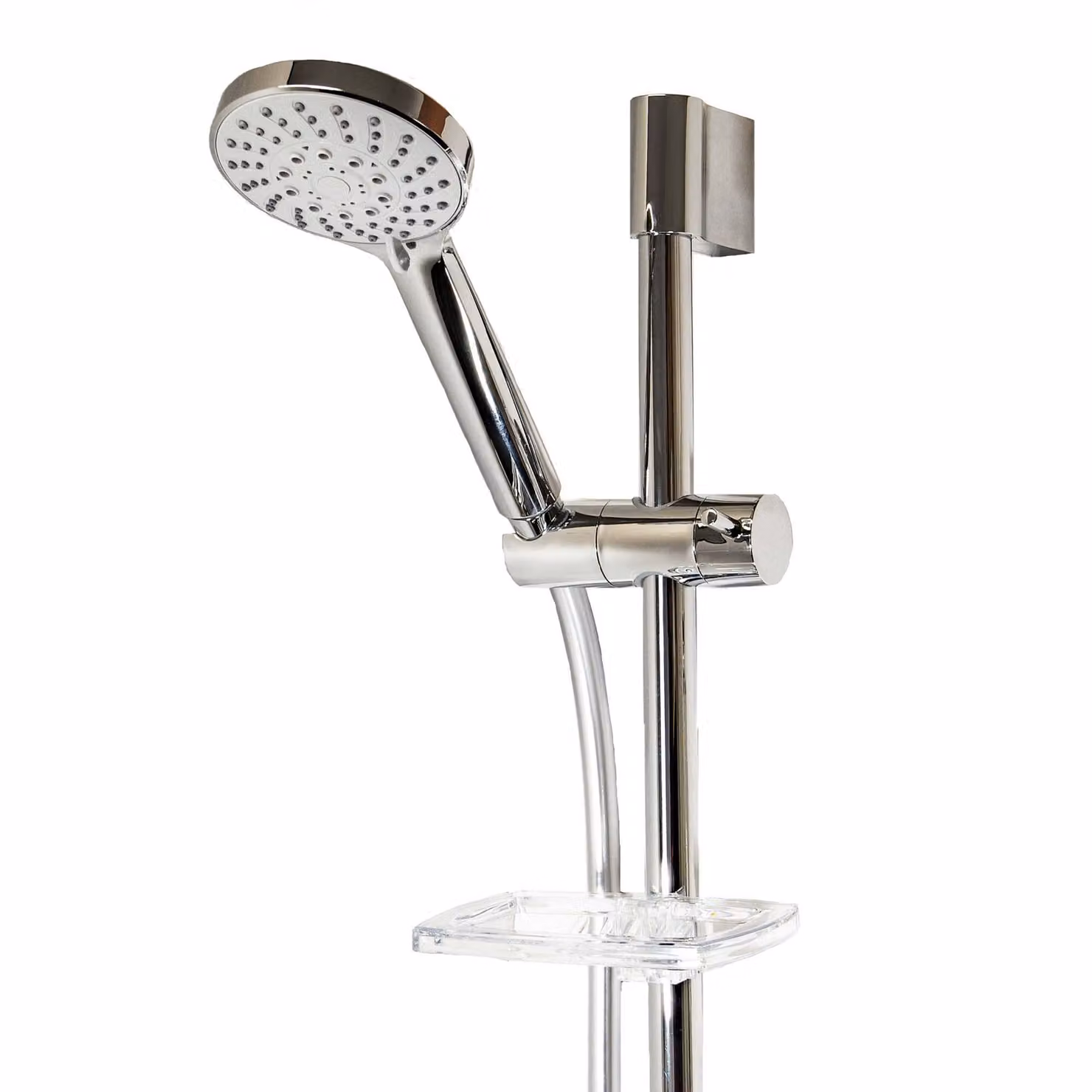Set doccia tecuro Sunshine-100 - con 5 funzioni: doccetta, flessibile da 160 cm, barra a muro da 68 cm