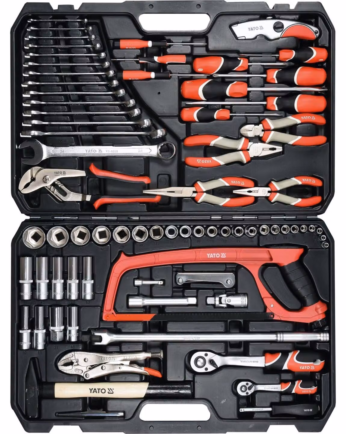 Kit di attrezzi XXL da 1/2", 79 pezzi: chiavi a bussola, cacciaviti, pinze