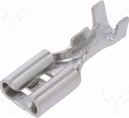 20 connettori: piatti, 4,8 mm di larghezza, 0,5 mm di spessore, per cavi da 0,5÷1 mm², femmina, per cavi isolati ST-003/2 (non isolati)