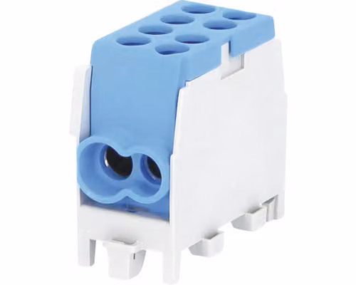 Morsettiera hub HLAK blu 100A 25 1/2 M2 IP20 1p