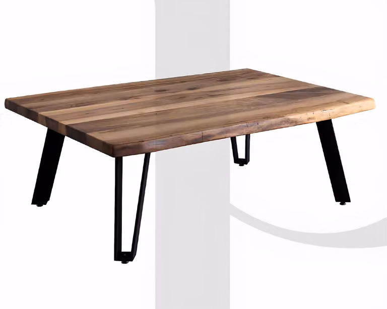Tavolino da salotto, stile moderno, colore marrone, comodo, in legno, forma rettangolare