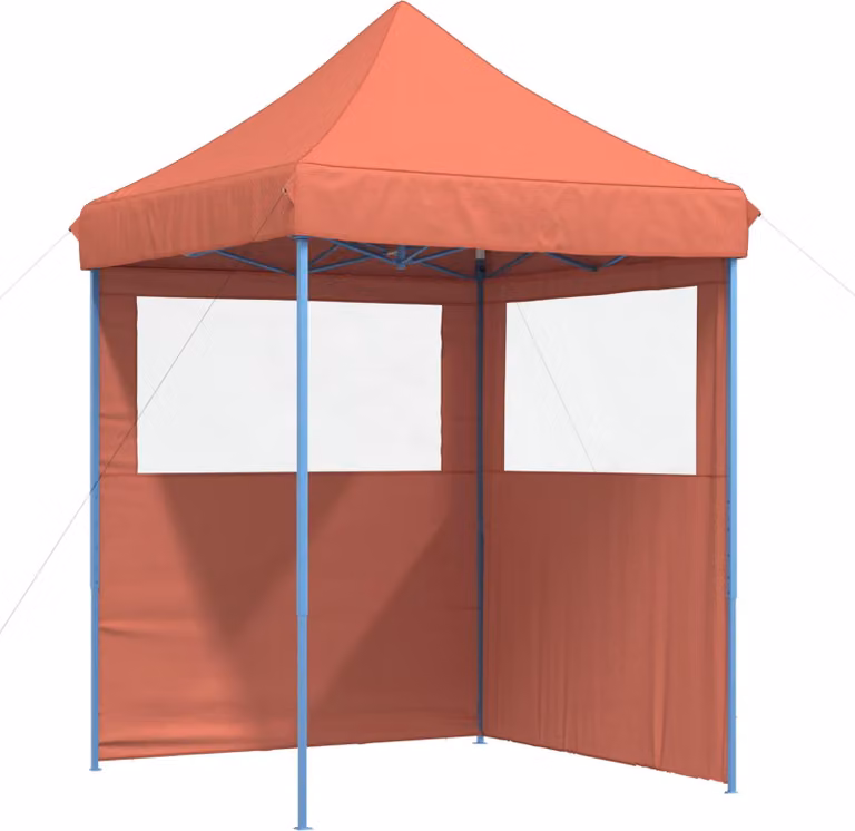 Tenda Party Terracotta 200 x 200 x 306 cm Tessuto Oxford