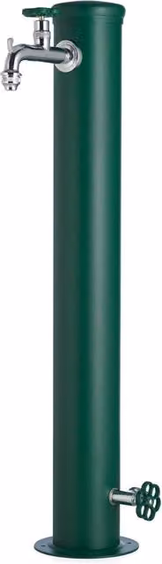 Fontana da Giardino con Doppio Rubinetto Belfer 42/ARRF Verde
