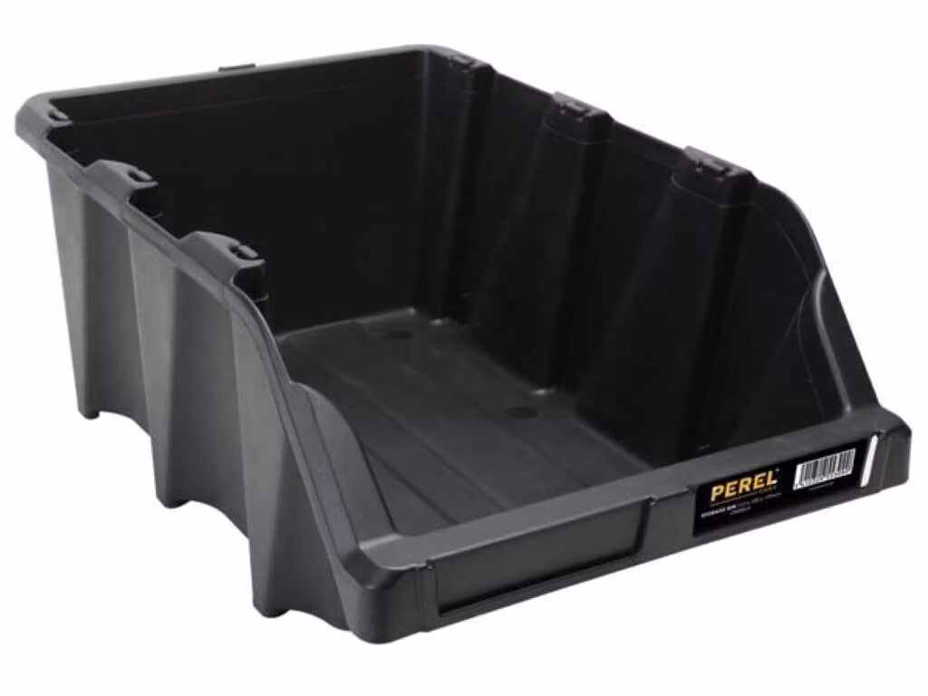 Contenitore portaoggetti - 310 X 490 X 195 mm - 25 L - Nero