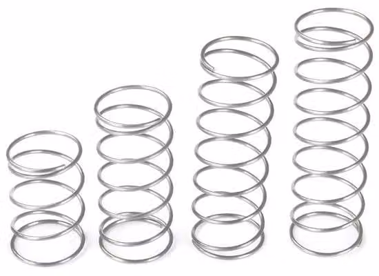 Set di 10 mini valvole a compressione in acciaio inossidabile, dimensioni 1 x 5 x 20 mm