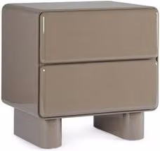 OTILIA Comodino 2 Cassetti Herb (56,5x42,5x56,5cm)