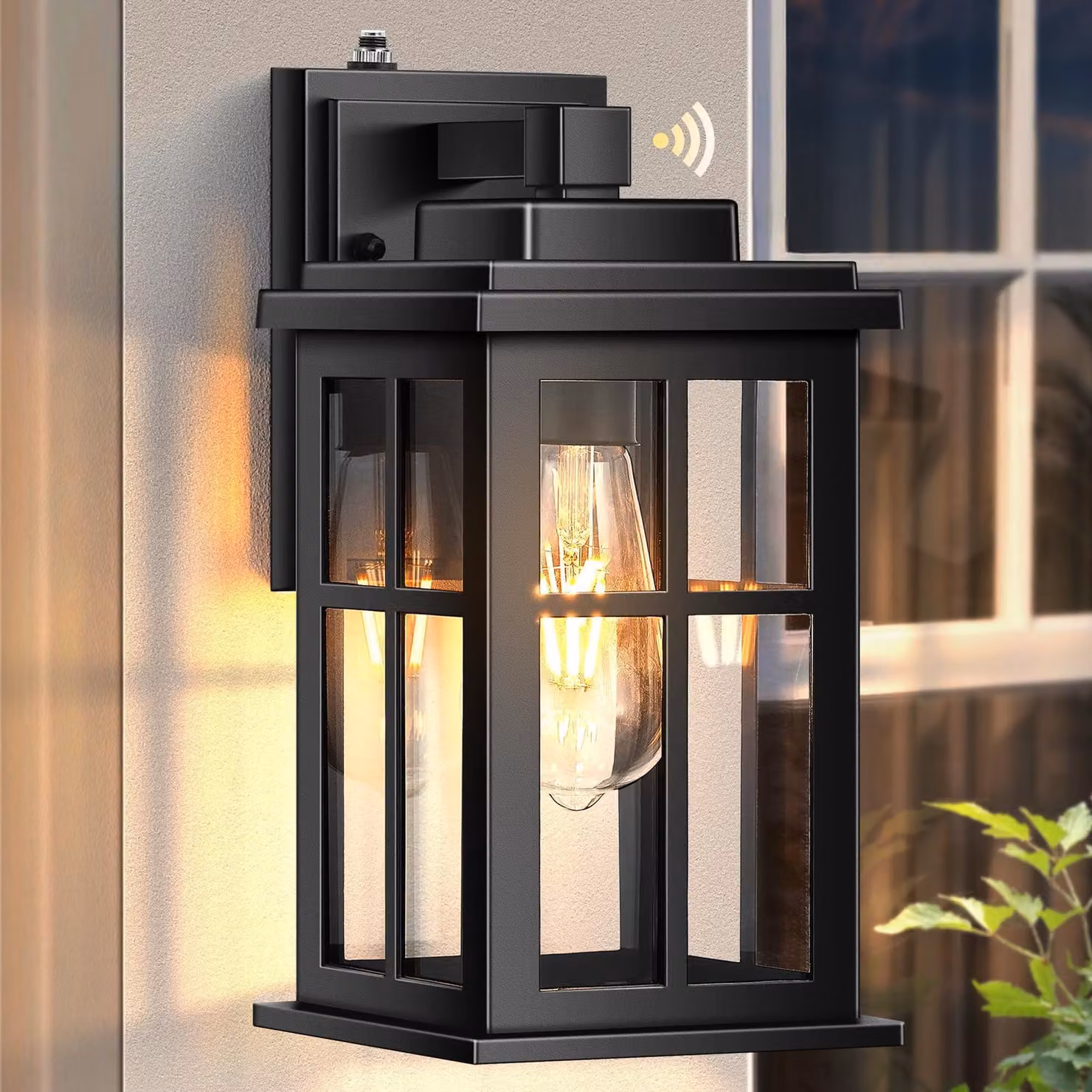 Lampada da parete esterna, 220 V, con finitura a polvere, dimensioni 33x19x15 cm