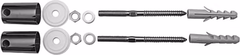 Duravit Fixation Duravit, pour le montage de la céramique sans grille articulée, chromé, 0067121000, 0067121000