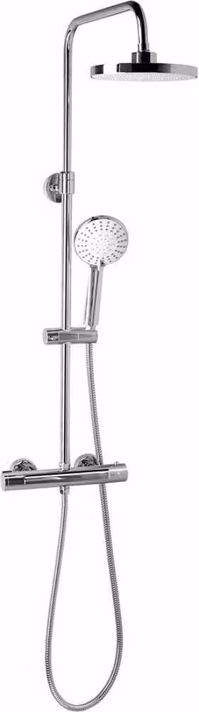 Aqualine Docce - Set doccia Liga, con termostato, cromo SL533