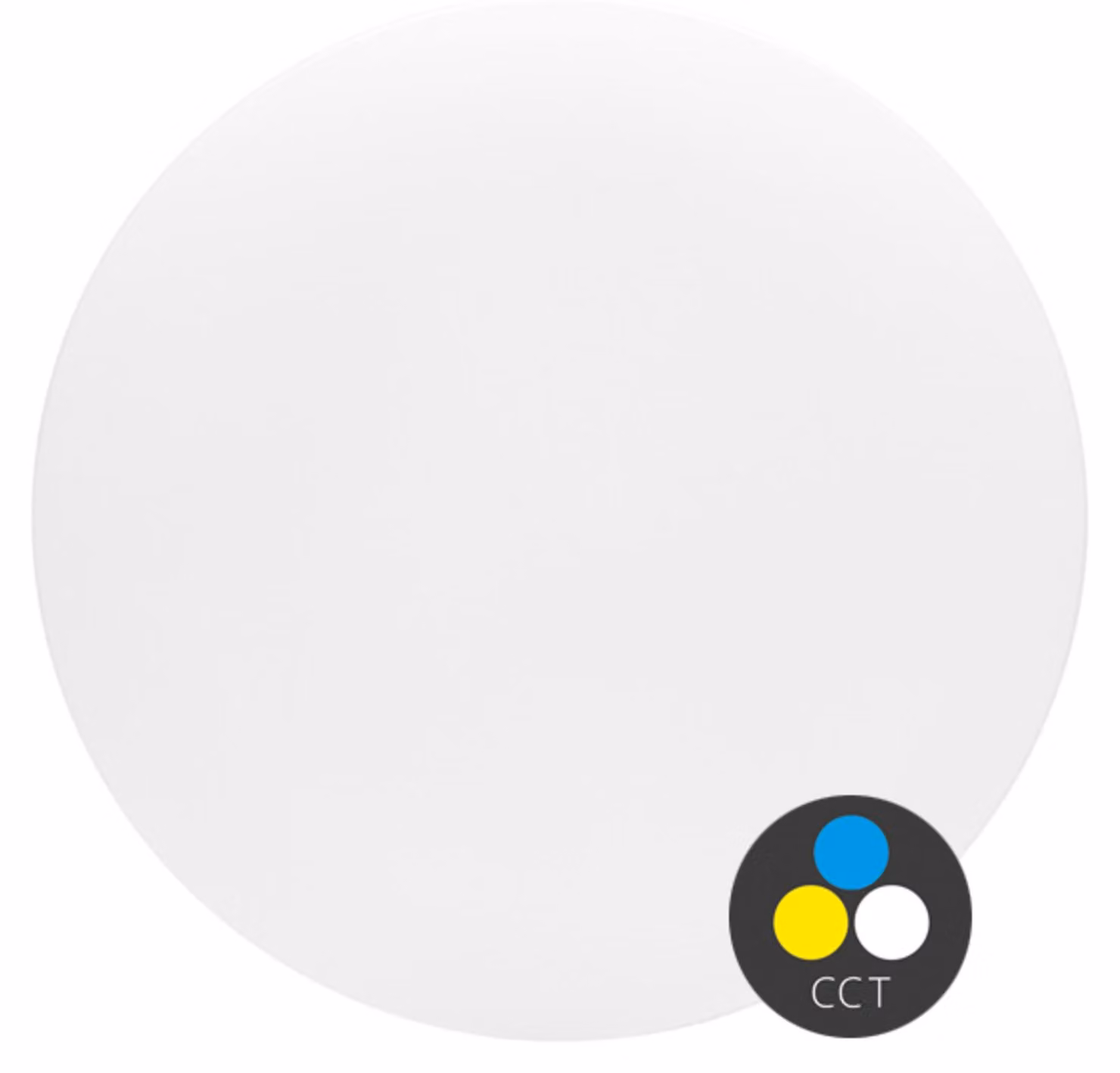 Plafoniera a LED Ecolite, rotonda, 18 W, 1470 lm, temperatura di colore, grado di protezione IP44, bianca, WCLR-18W/CCT