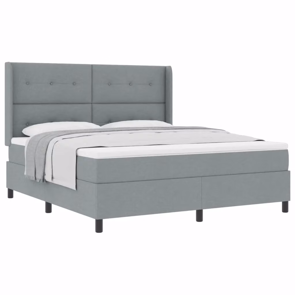 Letto ibrido con materasso vidaXL Grigio, L: 180 cm, P: 200 cm, H: 280 cm – 2