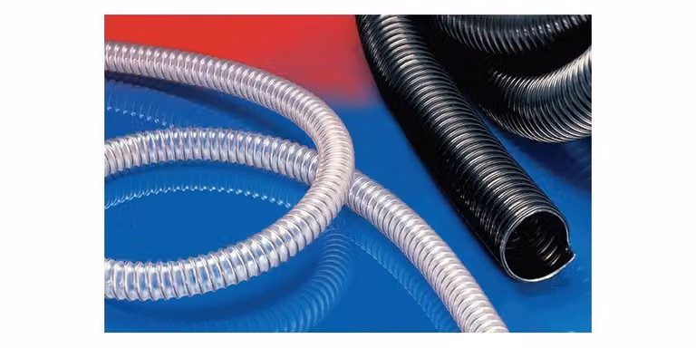 Tubo flessibile Norres per alte temperature AIRDUC® PUR 355 HT 100 -102 mm - nero 10 metri