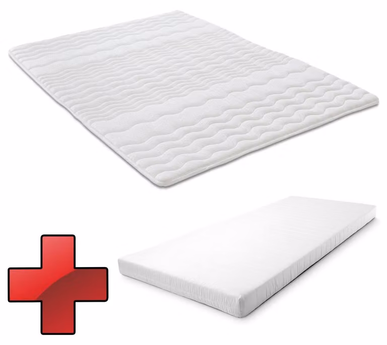 Materasso K10 90 x 200 cm H3 + coprimaterasso / materassino 90 x 200 cm
