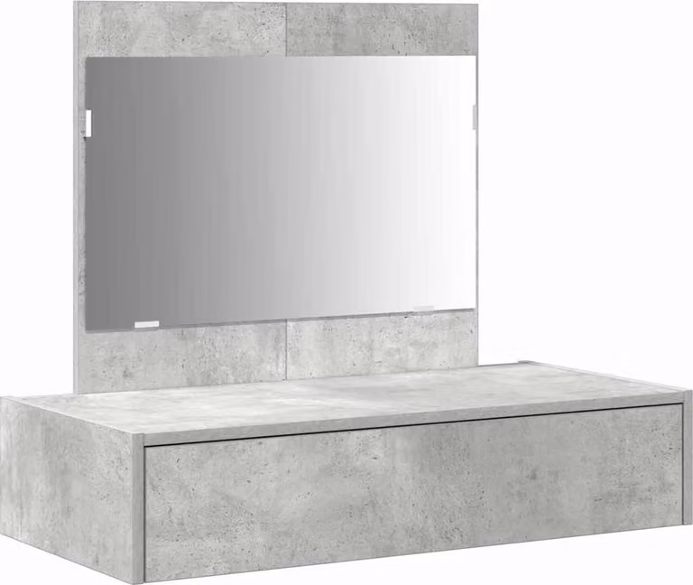 Tavolo da Trucco Grigio 83 x 40 x 70 cm Legno multistrato