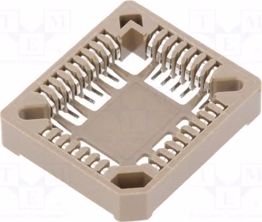 2x Zoccolo: PLCC C0100-32NTRN00R. Zoccolo PLCC stagnato. Pin: 32. Bronzo fosforoso. 1A