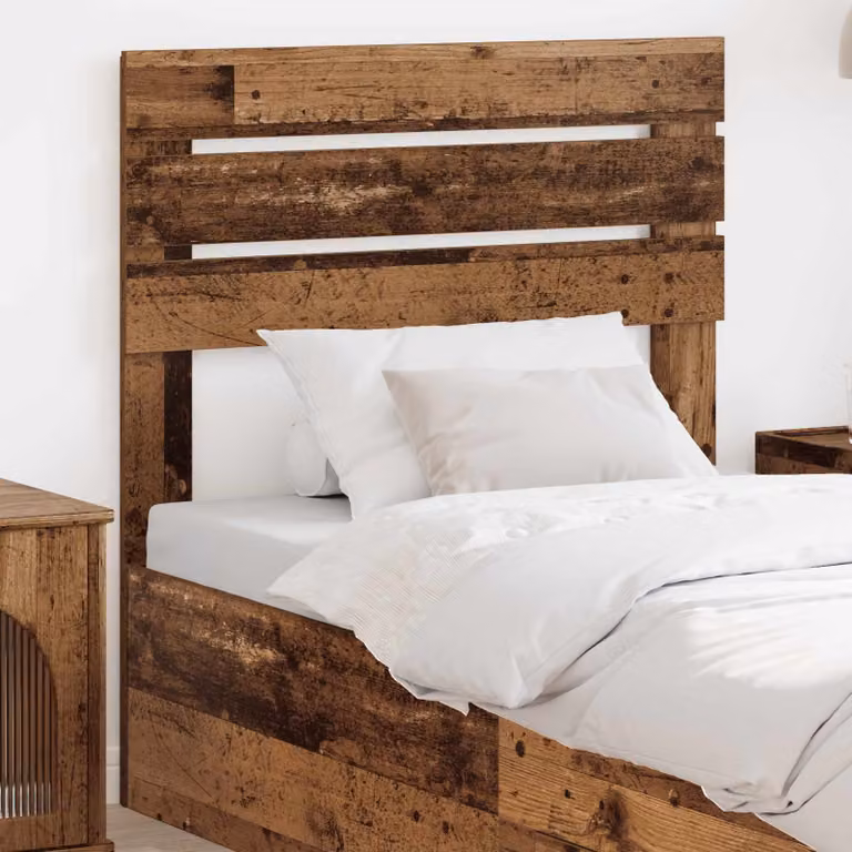 Testiera per letto moderna vidaXL in legno ingegnerizzato color marrone opaco