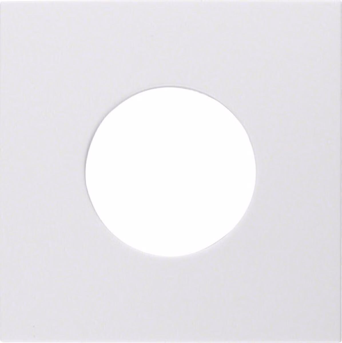 Berker 11248989 Piastra centrale per pulsante e segnale luminoso E10 bianco polare, lucido Berker S.1/