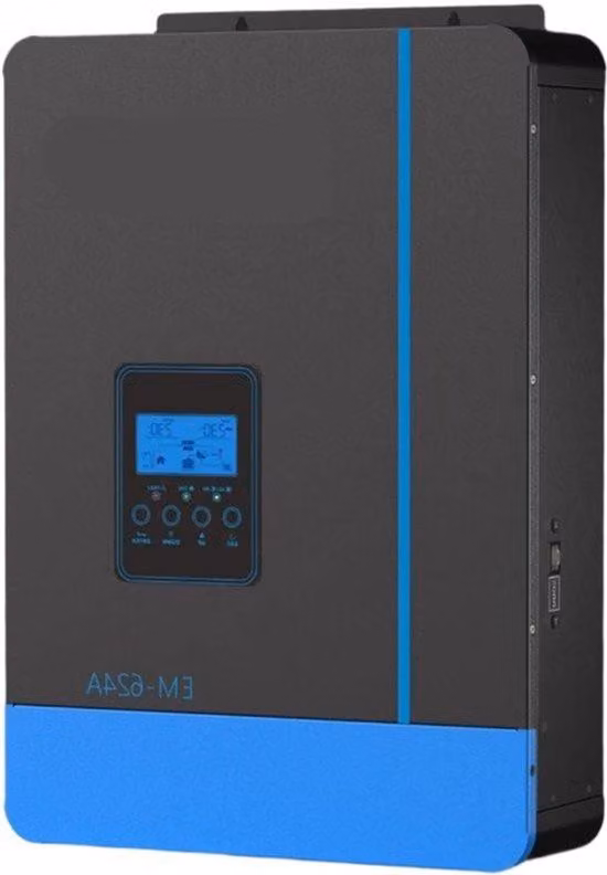 Inverter ibrido - 48V a 220V - Potenza 6200W - Wi-Fi - Onda sinusoidale pura