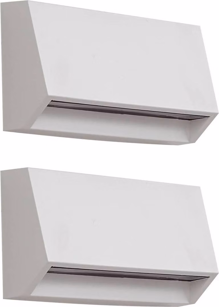 Lindby Lampada da parete per esterni a LED Appeso, larghezza 16 cm, set da 2 pezzi