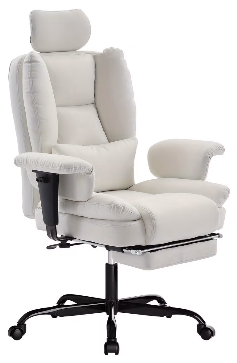 Sedia da ufficio - Sedia ergonomica - Sedia per ufficio - Sedia girevole - Sedia da ufficio regolabile - Cuscino in memory foam