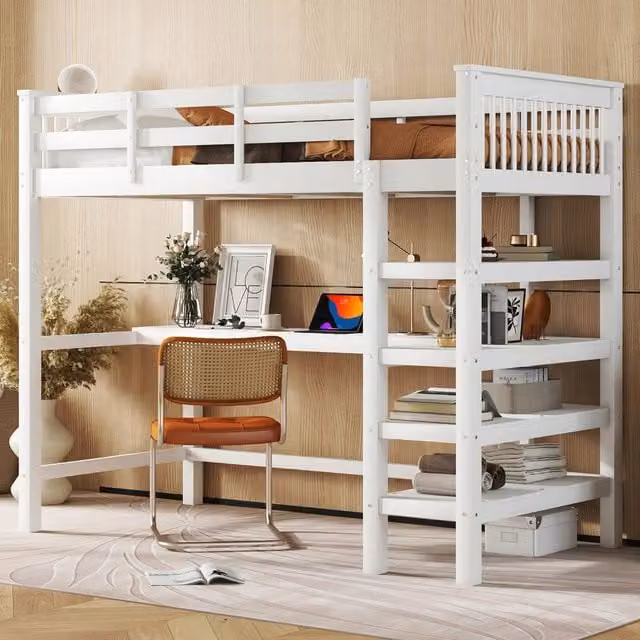 Letto a castello 90x200 bianco - Xylo
