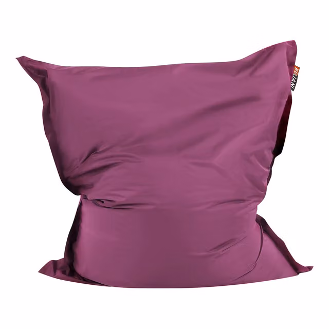 Pouf sacco grande Beliani colore lilla con rivestimento rimovibile L: 140 cm, P: 180 cm