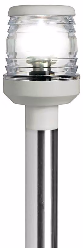 Albero a led, pieghevole a 360° in plastica bianca 60 cm, 1 pezzo