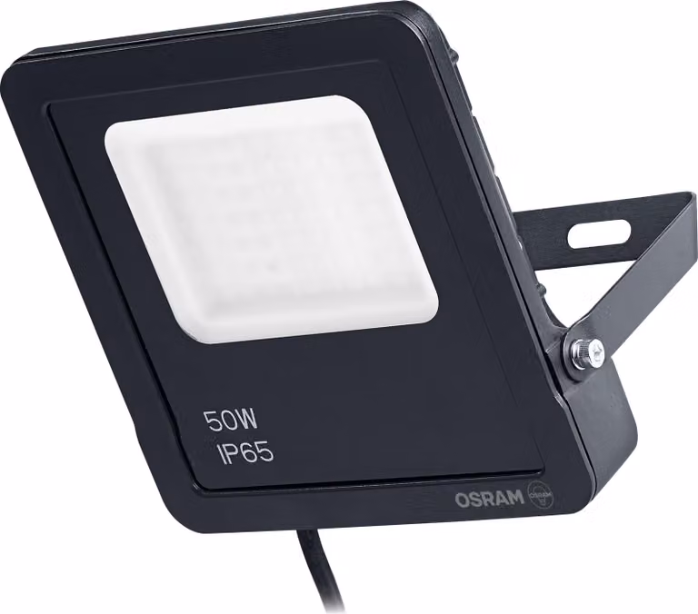 OSRAM SMART+ MATTER Floodlight LED-Fluter, 10 W, 800 lm, RGBW 16 milioni di colori, 3000 K, WiFi, Matter, Alexa/Google, IP65