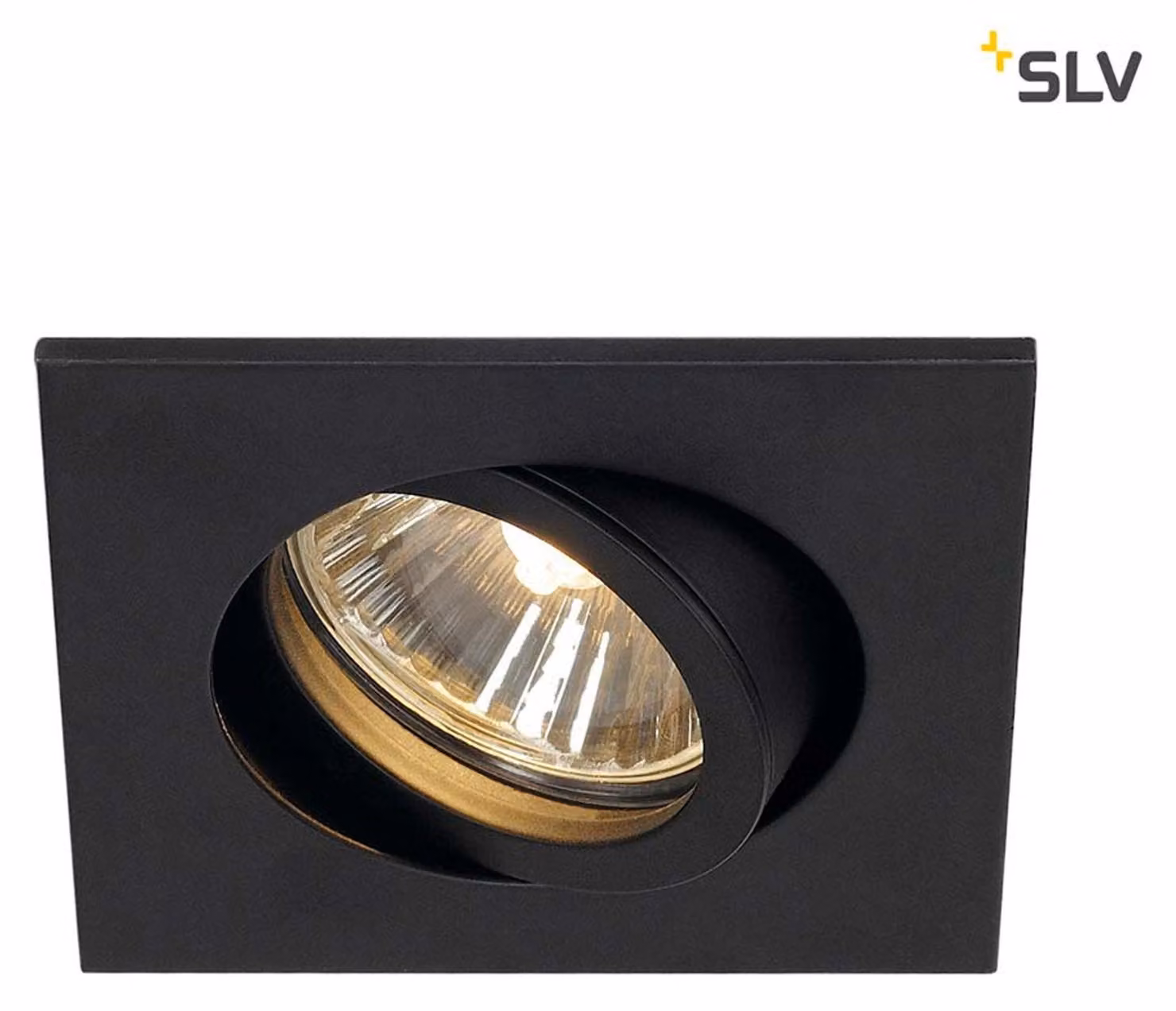 SLV Nuova luce da incasso quadrata Tria 68 QPAR51 Nero SLV 1001994