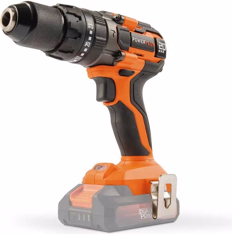 POWERPLUS POWDP15200 - Avvitatore/trapano a batteria con avvitatore a impulsi 20V (senza AKU)