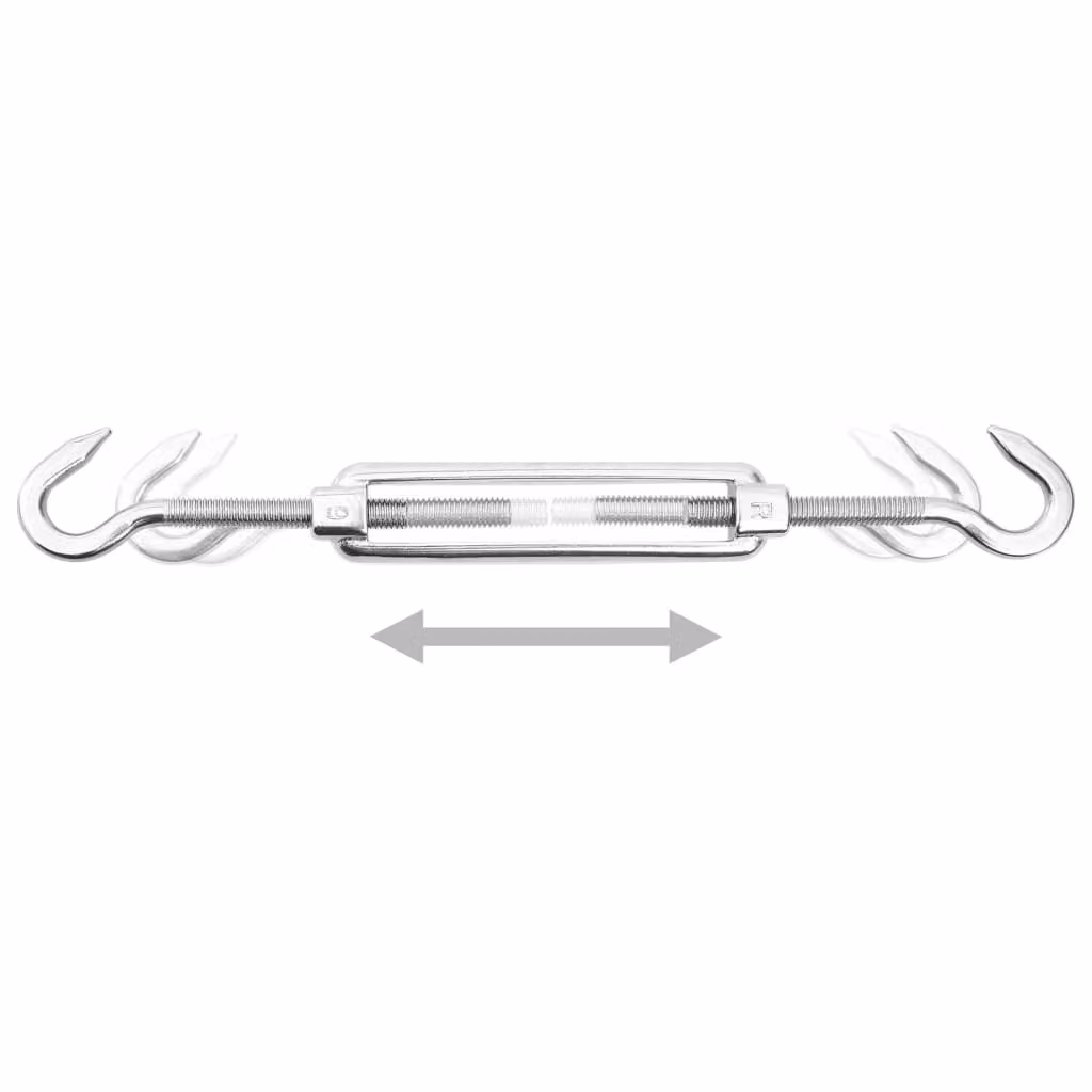 Set Accessori per Vela Parasole 5 pz in Acciaio Inossidabile