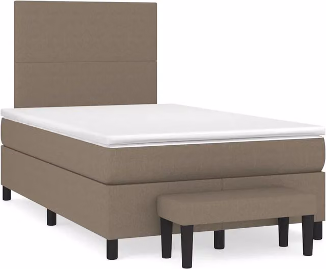 Letto Ibrido vidaXL con Struttura in Legno di Pino e Materasso in Tessuto, L/P/H: 120 x 200 x 193 cm