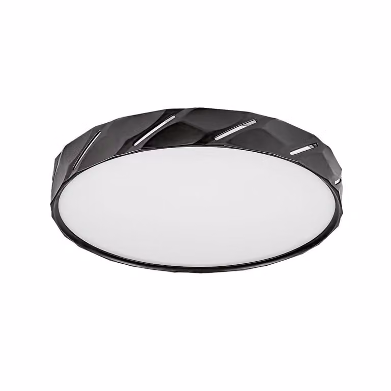 Rabalux 71120 Lampada da soffitto Nessira, 25 W, 4000 K, 1100 lm, bianco e nero, rotonda, bianco neutro, ø 390 mm