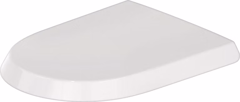 Duravit Collection One Siège de WC, plastique thermodurci, abaissement automatique, blanc ultra-brillant 463x369x44mm, 0026890000, 0026890000