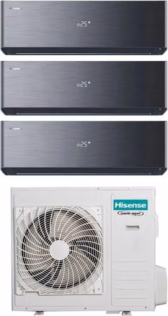 Condizionatore Split Hisense Trial ENERGY PRO X Black con Wi-Fi Integrato e Controllo via App Classe Energetica A++