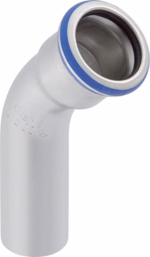 Geberit curva Mapress d 54mm, labs-f, 45Gr, inserimento m, ES