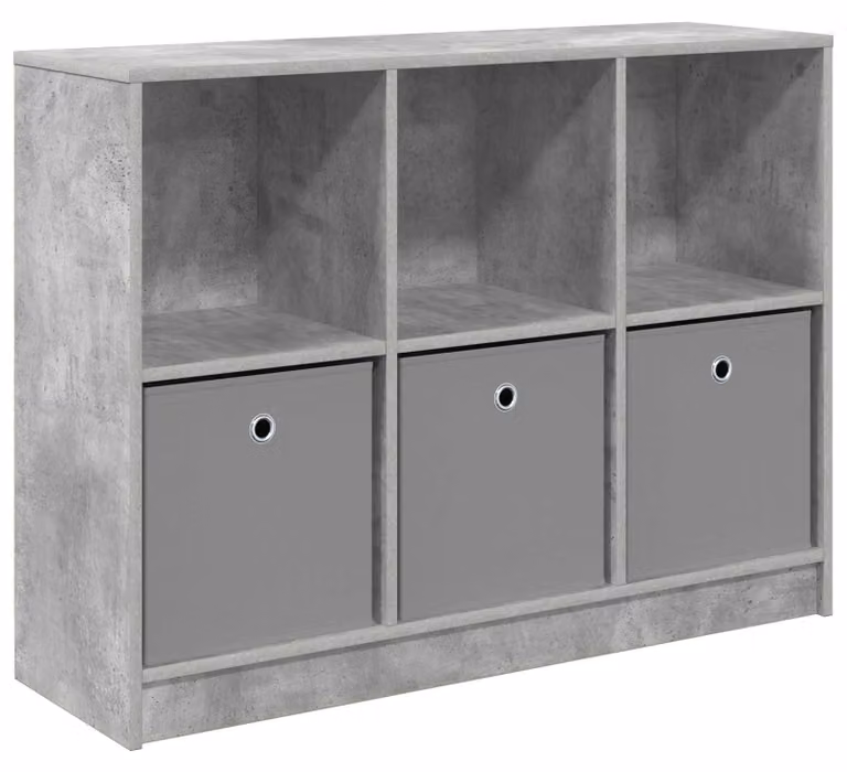 Credenza con cassetto Grigio cemento 102 x 32 x 73,5 cm