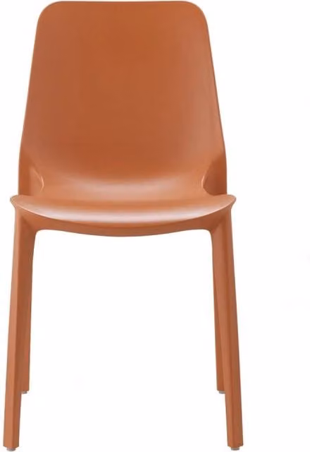 SET 6 SEDIE GINEVRA TECNOPOLIMERO SCAB DESIGN - Terracotta 73