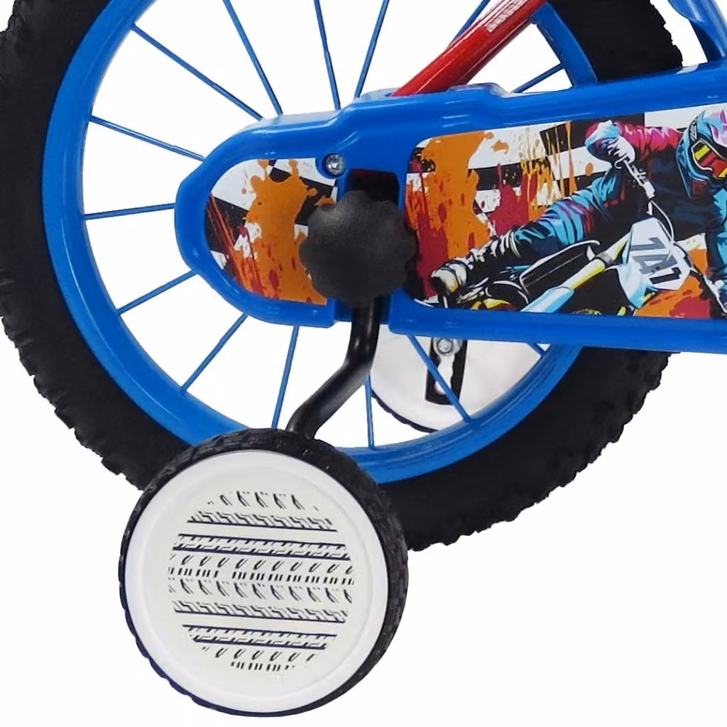 Bicicletta per bambini SCH SPEED 14 pollici in metallo con campanello, adatta per età 4-6 anni e altezza 100-120 cm – 2