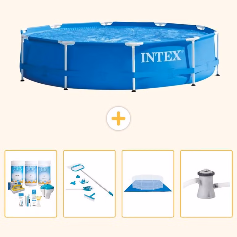 Piscina fuori terra autoportante - 305x76 cm - 5 pezzi - Modello S20998