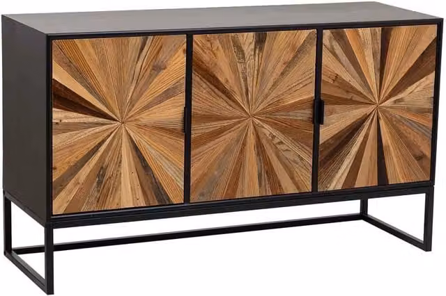Credenza in legno marrone 120x34x70h cm