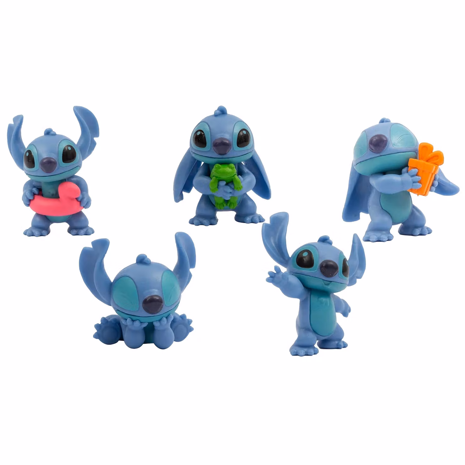 Disney Stitch Pack Deluxe con 5 Mini Personaggi Collezionabili Blu