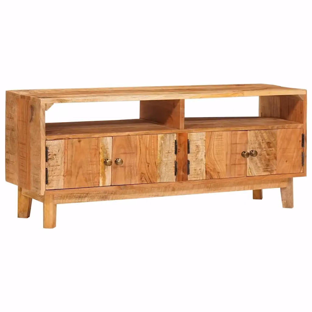 Armadio da soggiorno moderno vidaXL in legno color mango e marrone con ante a battente L: 110 cm, P: 30 cm, H: 45 cm – 2