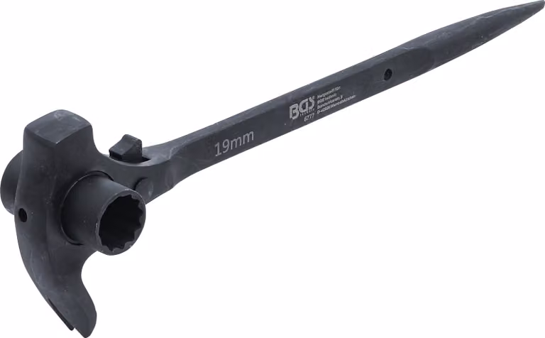 BGS Cricchetto per ponteggiatori 4 in 1 SW 19 x 22 mm - 6777