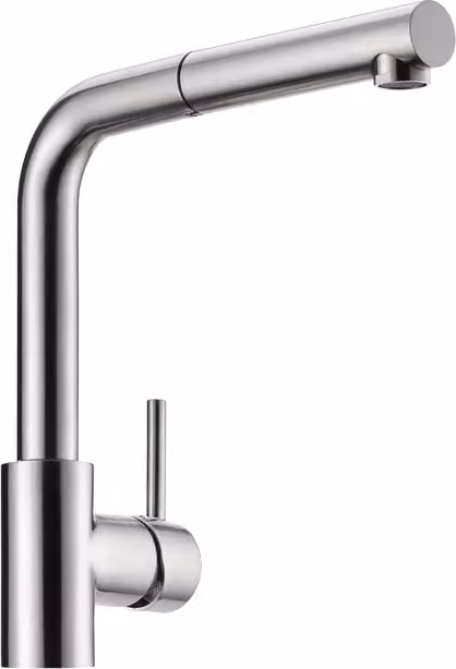 NABER 5011266 Miscelatore monocomando ARCO 2 finitura acciaio inox, bassa pressione