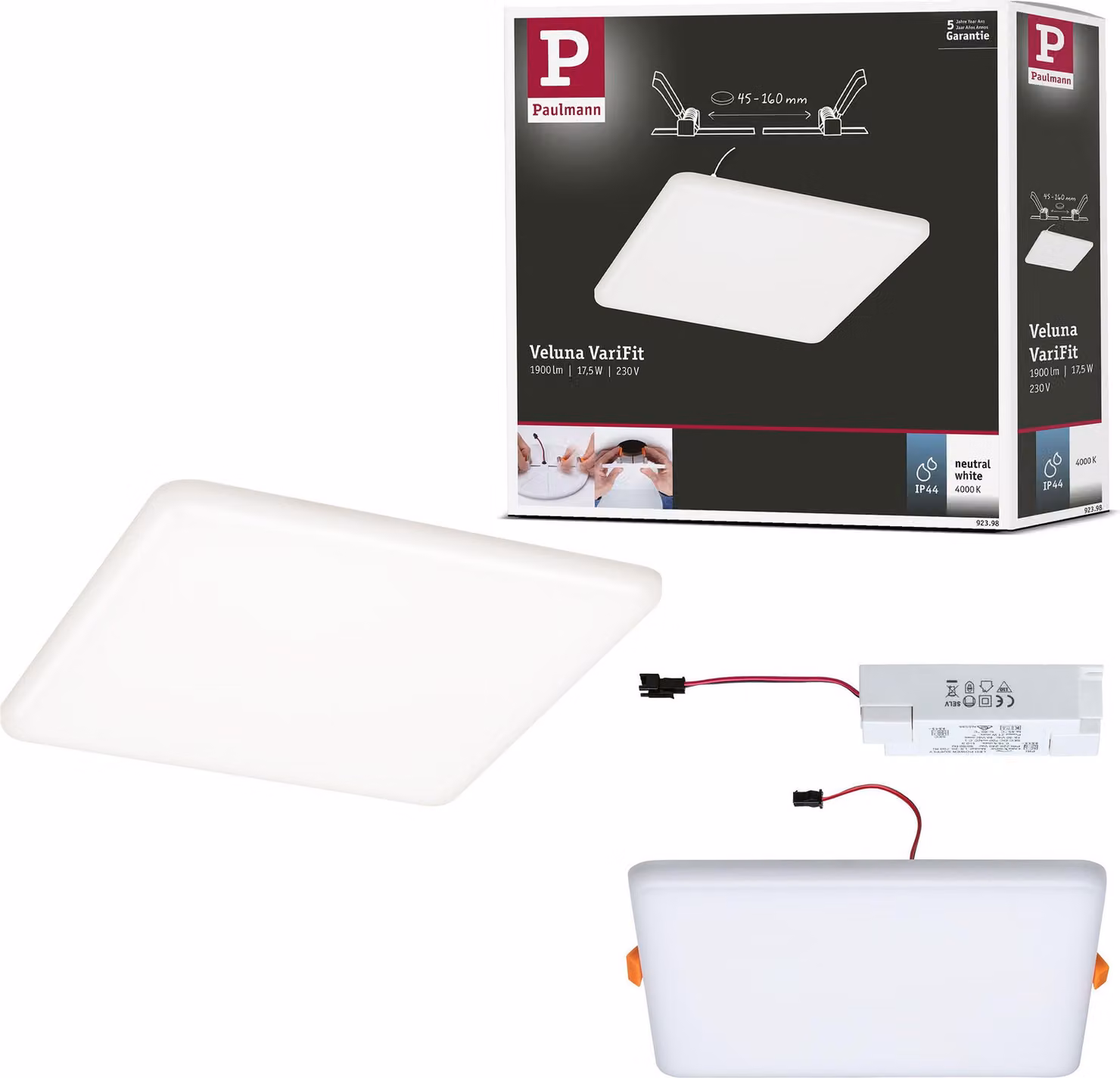 Paulmann VariFit LED pannello da incasso Veluna